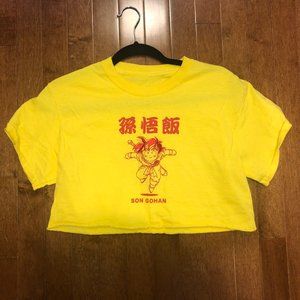 Yellow Dragon Ball Crop Top